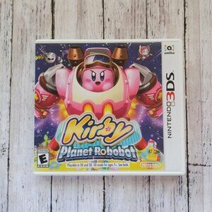 Kirby Planet Robobot for Nintendo 3DS Video Game and Case EXCELLENT